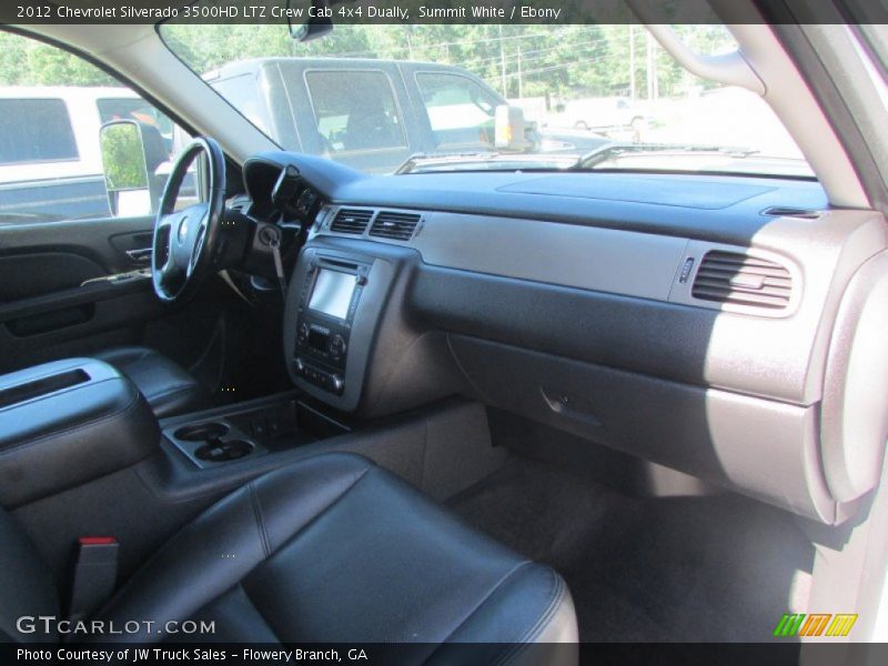 Summit White / Ebony 2012 Chevrolet Silverado 3500HD LTZ Crew Cab 4x4 Dually