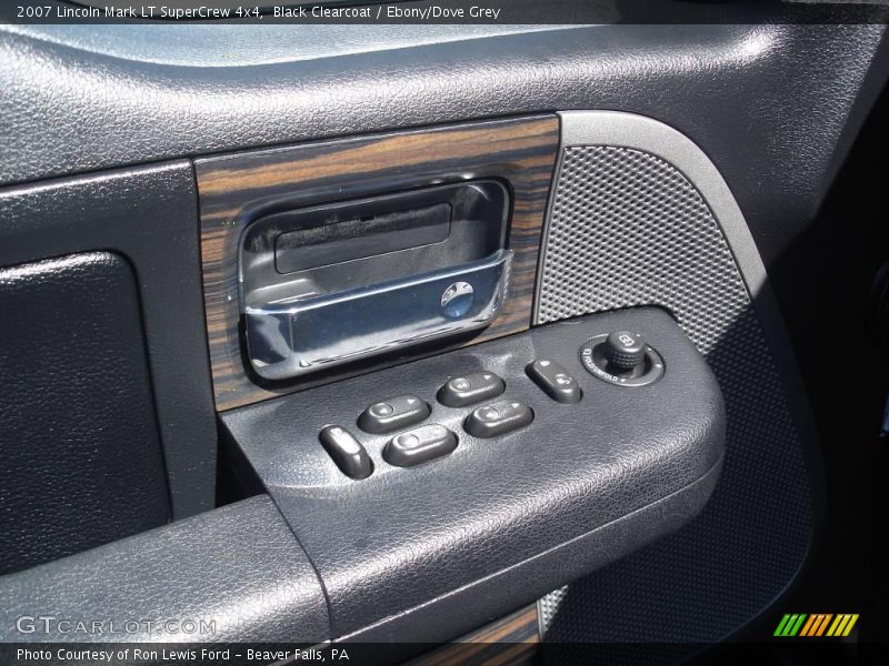 Black Clearcoat / Ebony/Dove Grey 2007 Lincoln Mark LT SuperCrew 4x4