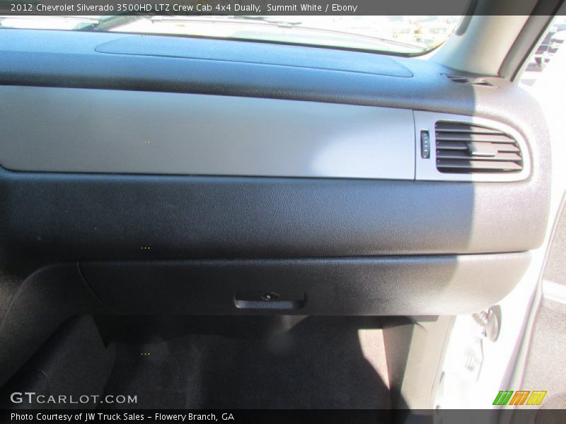 Summit White / Ebony 2012 Chevrolet Silverado 3500HD LTZ Crew Cab 4x4 Dually