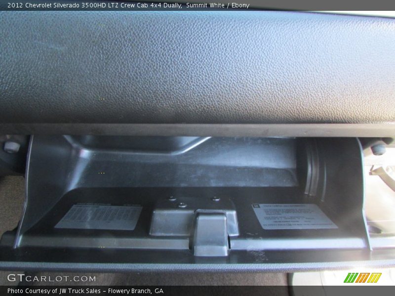 Summit White / Ebony 2012 Chevrolet Silverado 3500HD LTZ Crew Cab 4x4 Dually