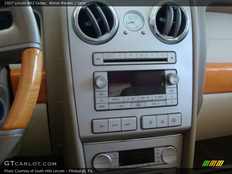 Merlot Metallic / Sand 2007 Lincoln MKZ Sedan
