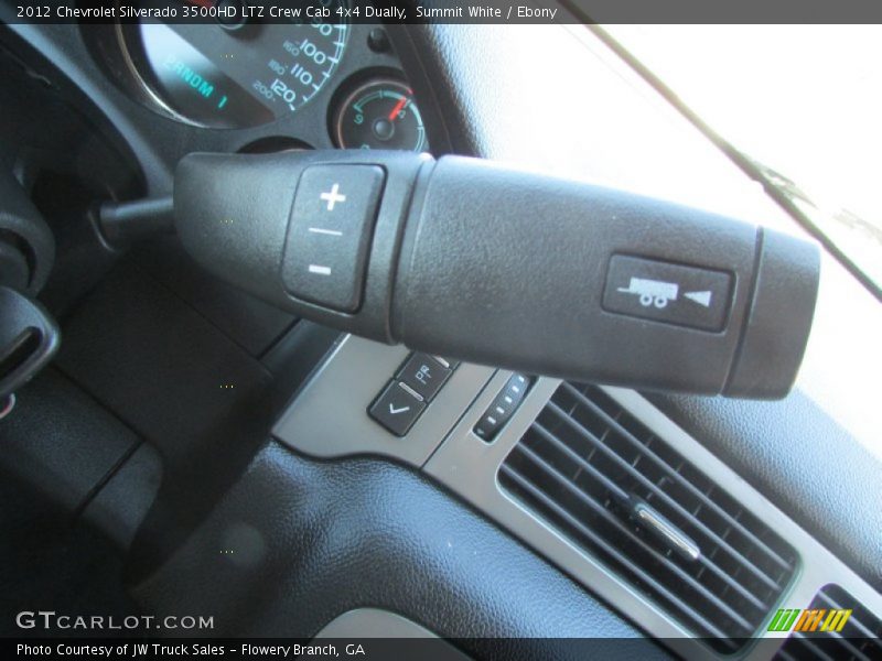 Summit White / Ebony 2012 Chevrolet Silverado 3500HD LTZ Crew Cab 4x4 Dually