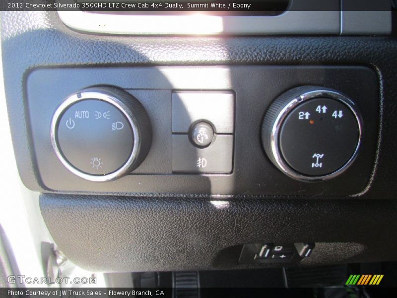 Summit White / Ebony 2012 Chevrolet Silverado 3500HD LTZ Crew Cab 4x4 Dually