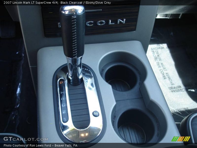 Black Clearcoat / Ebony/Dove Grey 2007 Lincoln Mark LT SuperCrew 4x4