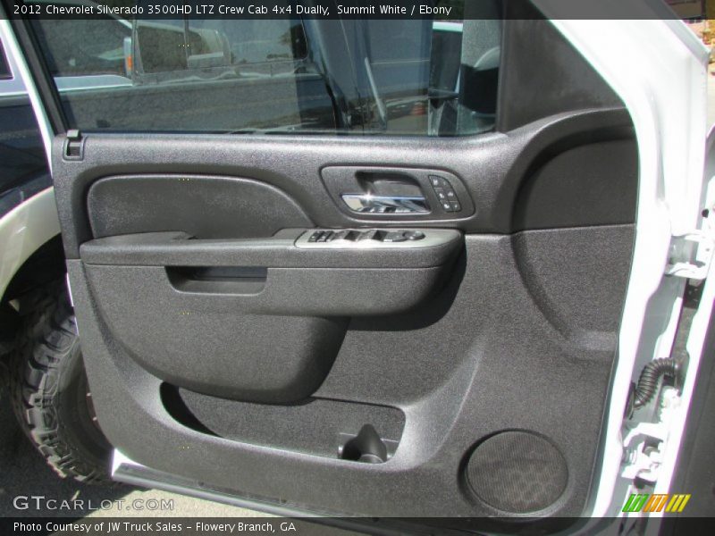 Summit White / Ebony 2012 Chevrolet Silverado 3500HD LTZ Crew Cab 4x4 Dually