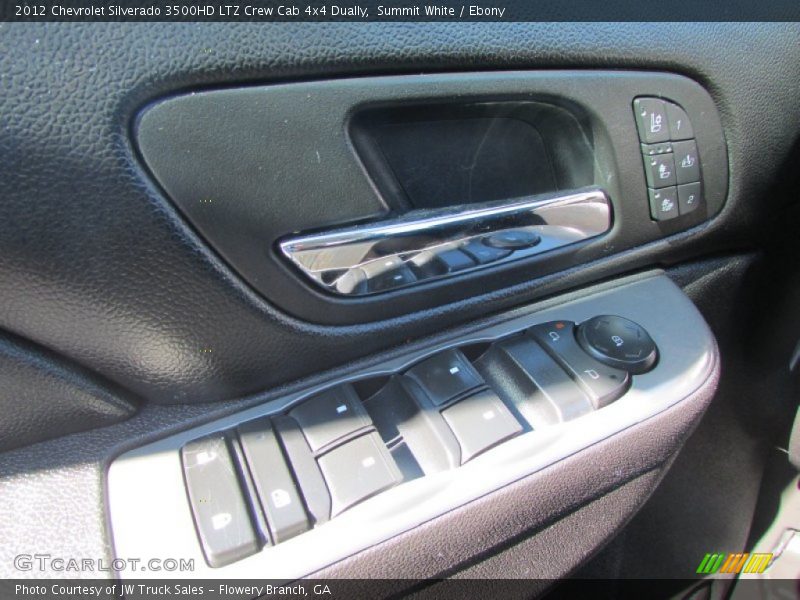 Summit White / Ebony 2012 Chevrolet Silverado 3500HD LTZ Crew Cab 4x4 Dually