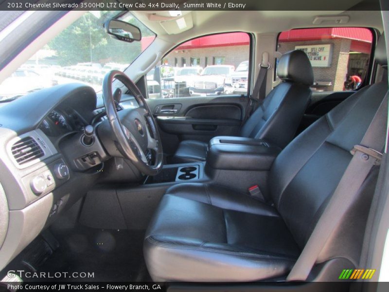 Summit White / Ebony 2012 Chevrolet Silverado 3500HD LTZ Crew Cab 4x4 Dually