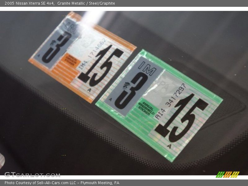 Granite Metallic / Steel/Graphite 2005 Nissan Xterra SE 4x4