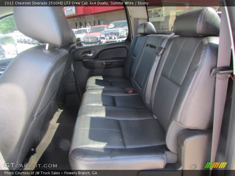 Summit White / Ebony 2012 Chevrolet Silverado 3500HD LTZ Crew Cab 4x4 Dually