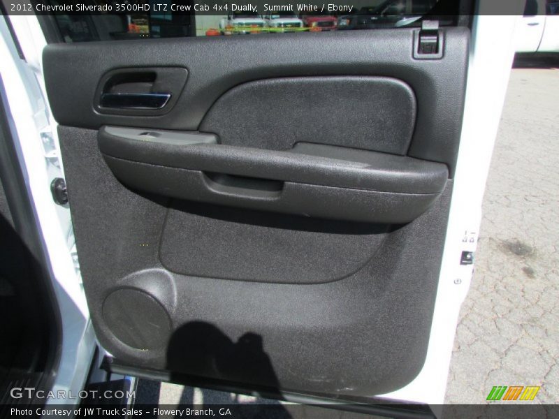 Summit White / Ebony 2012 Chevrolet Silverado 3500HD LTZ Crew Cab 4x4 Dually