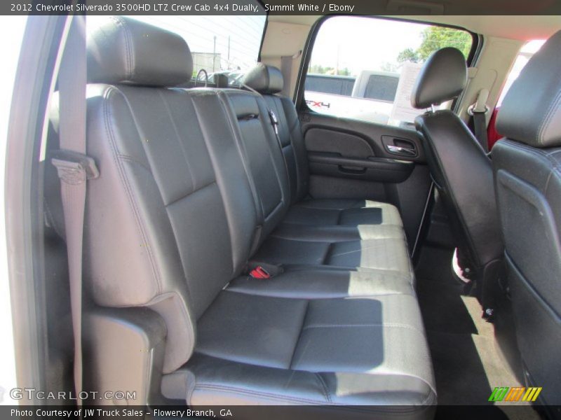 Summit White / Ebony 2012 Chevrolet Silverado 3500HD LTZ Crew Cab 4x4 Dually