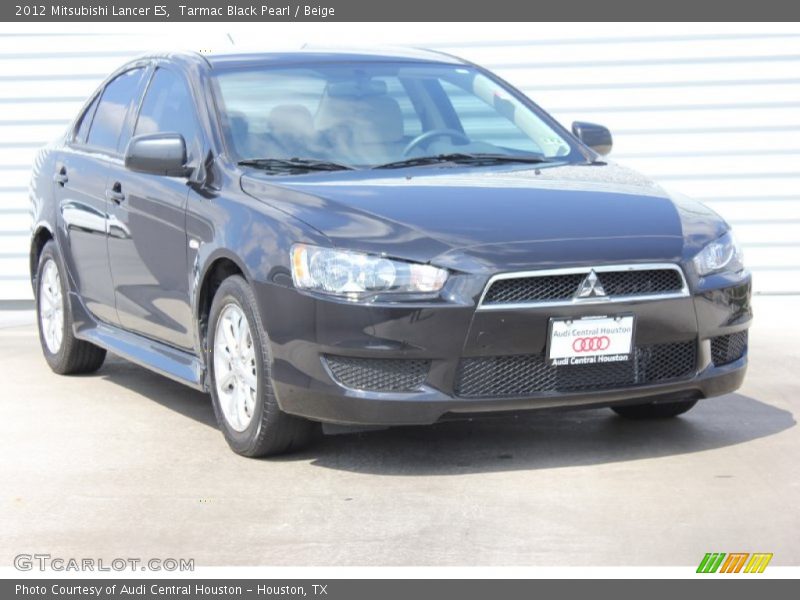 Tarmac Black Pearl / Beige 2012 Mitsubishi Lancer ES
