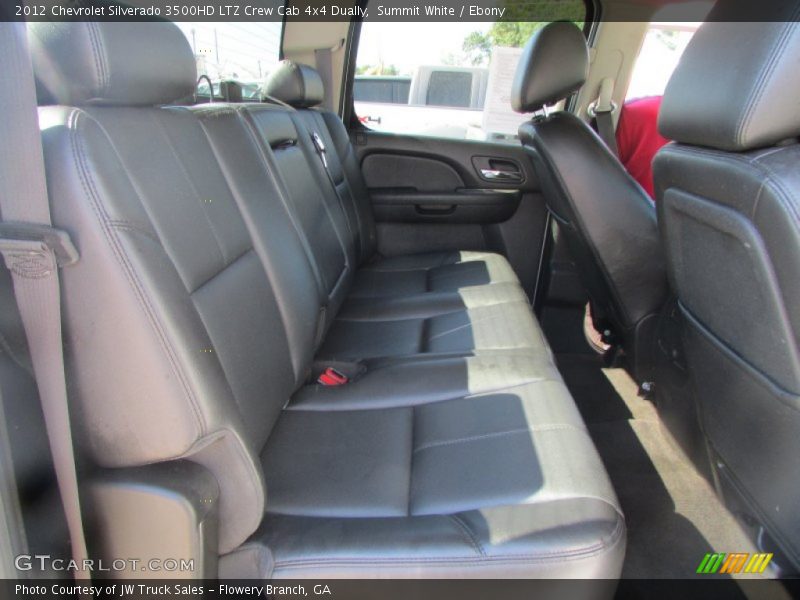 Summit White / Ebony 2012 Chevrolet Silverado 3500HD LTZ Crew Cab 4x4 Dually