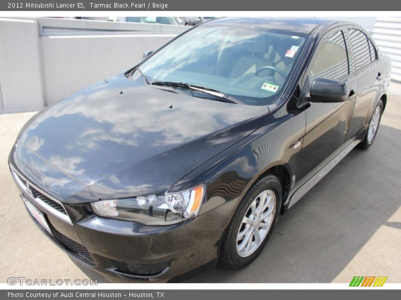 Tarmac Black Pearl / Beige 2012 Mitsubishi Lancer ES