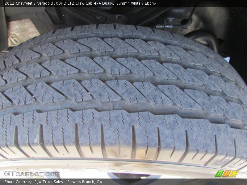 Summit White / Ebony 2012 Chevrolet Silverado 3500HD LTZ Crew Cab 4x4 Dually