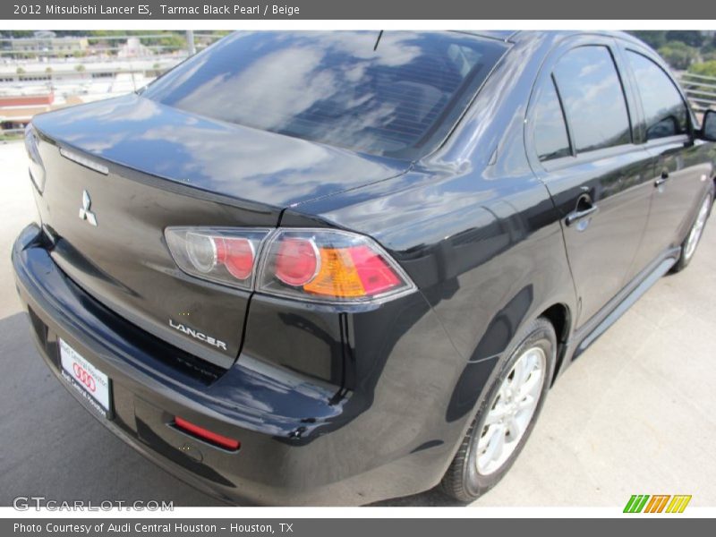 Tarmac Black Pearl / Beige 2012 Mitsubishi Lancer ES
