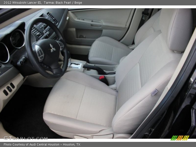 Front Seat of 2012 Lancer ES
