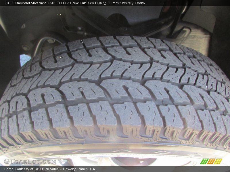 Summit White / Ebony 2012 Chevrolet Silverado 3500HD LTZ Crew Cab 4x4 Dually