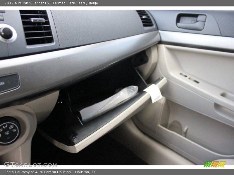 Tarmac Black Pearl / Beige 2012 Mitsubishi Lancer ES