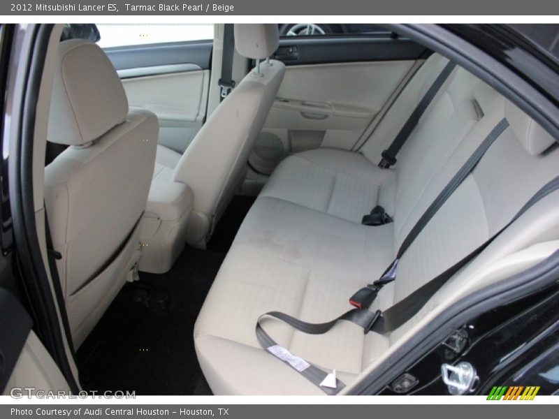 Rear Seat of 2012 Lancer ES