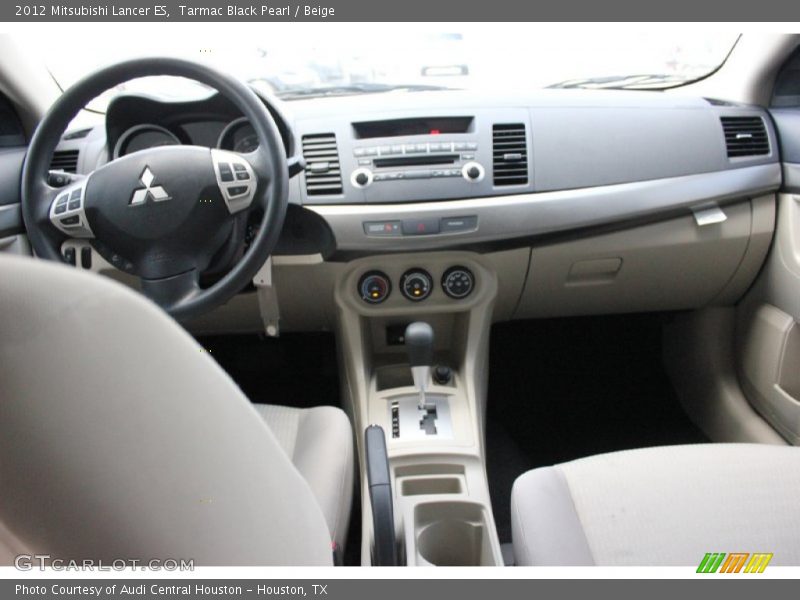 Tarmac Black Pearl / Beige 2012 Mitsubishi Lancer ES