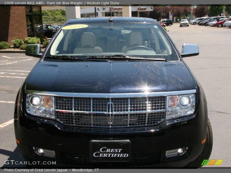 Dark Ink Blue Metallic / Medium Light Stone 2008 Lincoln MKX AWD