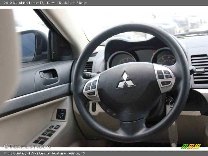 Tarmac Black Pearl / Beige 2012 Mitsubishi Lancer ES