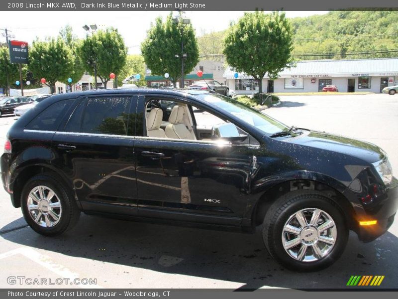 Dark Ink Blue Metallic / Medium Light Stone 2008 Lincoln MKX AWD