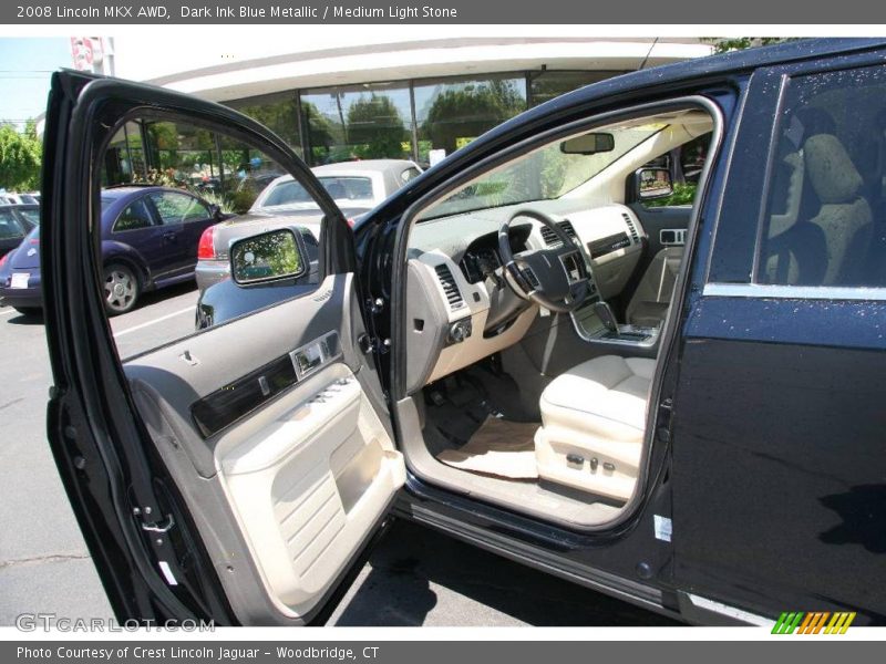 Dark Ink Blue Metallic / Medium Light Stone 2008 Lincoln MKX AWD