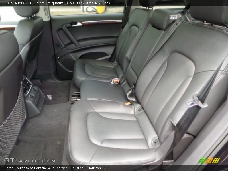 Rear Seat of 2015 Q7 3.0 Premium quattro