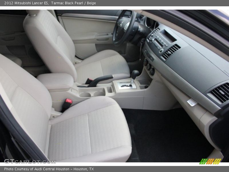 Tarmac Black Pearl / Beige 2012 Mitsubishi Lancer ES