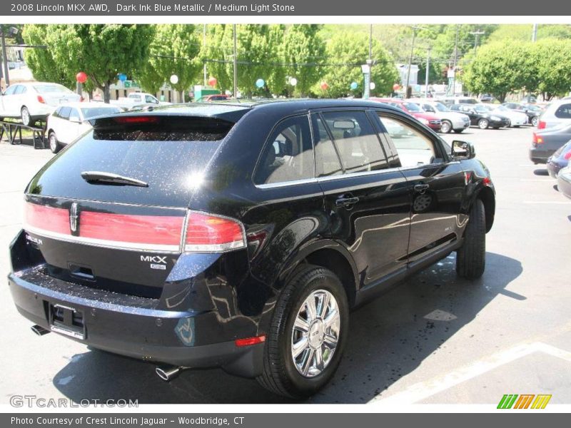 Dark Ink Blue Metallic / Medium Light Stone 2008 Lincoln MKX AWD
