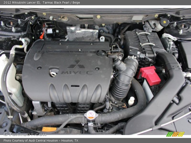Tarmac Black Pearl / Beige 2012 Mitsubishi Lancer ES