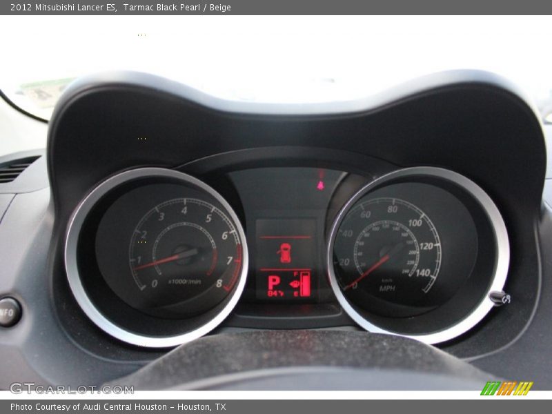 Tarmac Black Pearl / Beige 2012 Mitsubishi Lancer ES