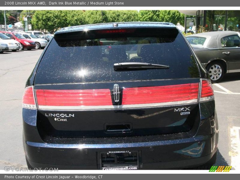 Dark Ink Blue Metallic / Medium Light Stone 2008 Lincoln MKX AWD
