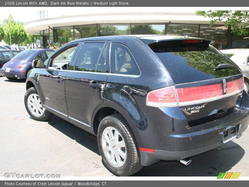 Dark Ink Blue Metallic / Medium Light Stone 2008 Lincoln MKX AWD