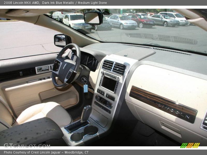 Dark Ink Blue Metallic / Medium Light Stone 2008 Lincoln MKX AWD