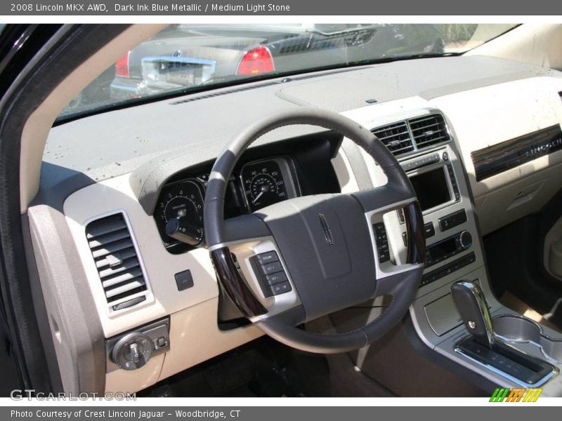 Dark Ink Blue Metallic / Medium Light Stone 2008 Lincoln MKX AWD