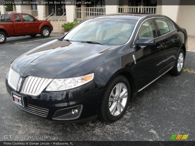 Dark Ink Blue Metallic / Light Camel 2009 Lincoln MKS Sedan