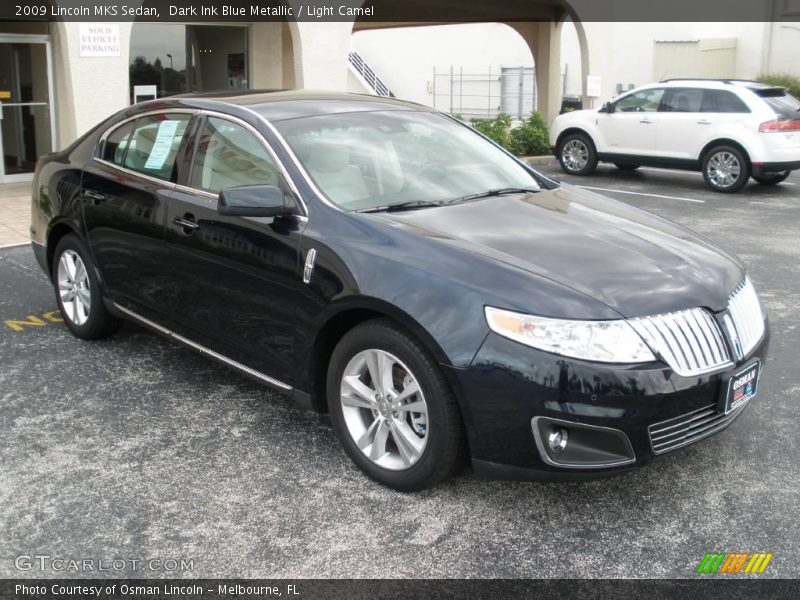 Dark Ink Blue Metallic / Light Camel 2009 Lincoln MKS Sedan