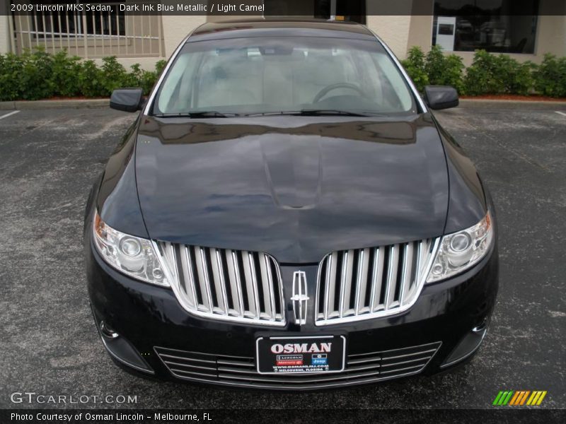 Dark Ink Blue Metallic / Light Camel 2009 Lincoln MKS Sedan