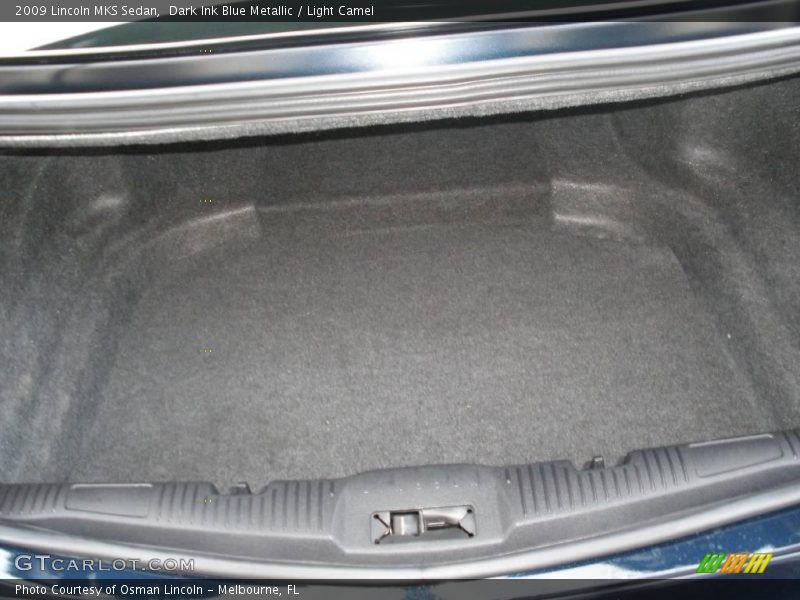 Dark Ink Blue Metallic / Light Camel 2009 Lincoln MKS Sedan