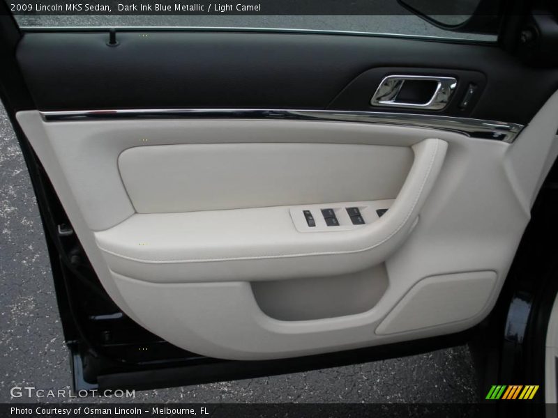 Dark Ink Blue Metallic / Light Camel 2009 Lincoln MKS Sedan