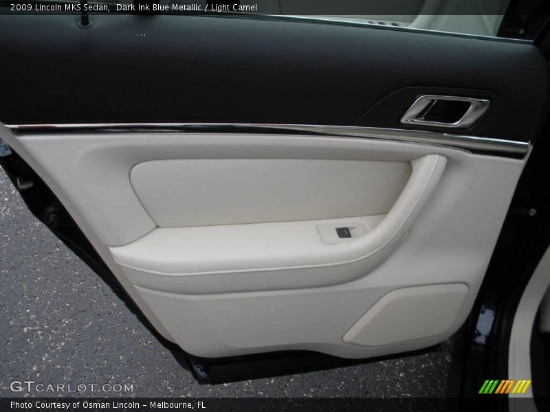 Dark Ink Blue Metallic / Light Camel 2009 Lincoln MKS Sedan