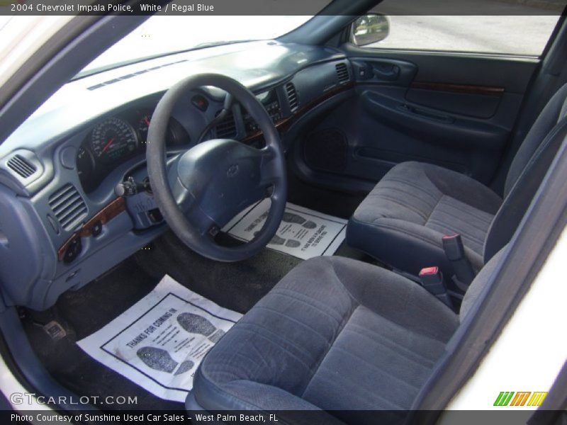 White / Regal Blue 2004 Chevrolet Impala Police