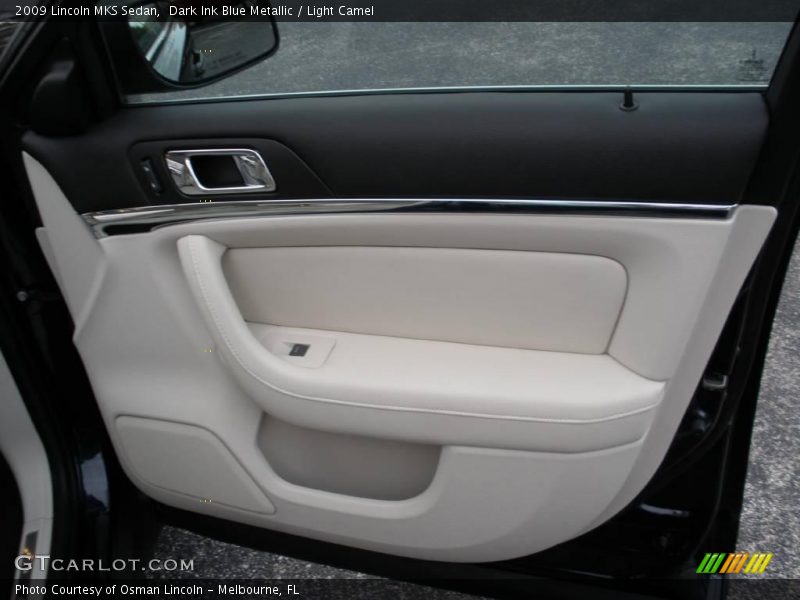 Dark Ink Blue Metallic / Light Camel 2009 Lincoln MKS Sedan