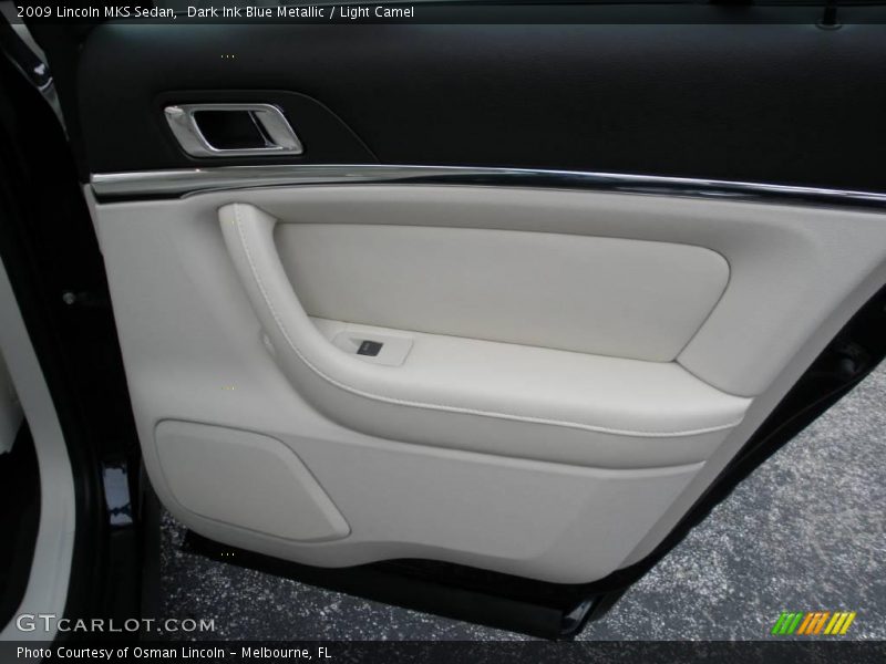 Dark Ink Blue Metallic / Light Camel 2009 Lincoln MKS Sedan