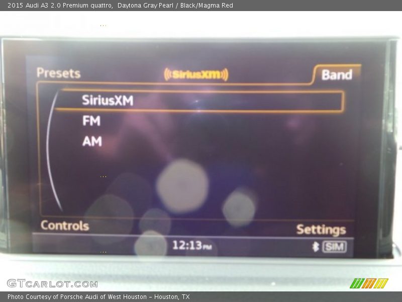 Daytona Gray Pearl / Black/Magma Red 2015 Audi A3 2.0 Premium quattro