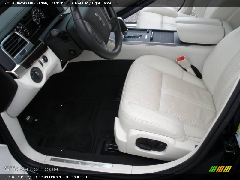 Dark Ink Blue Metallic / Light Camel 2009 Lincoln MKS Sedan