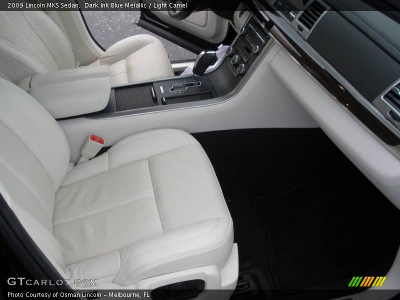 Dark Ink Blue Metallic / Light Camel 2009 Lincoln MKS Sedan